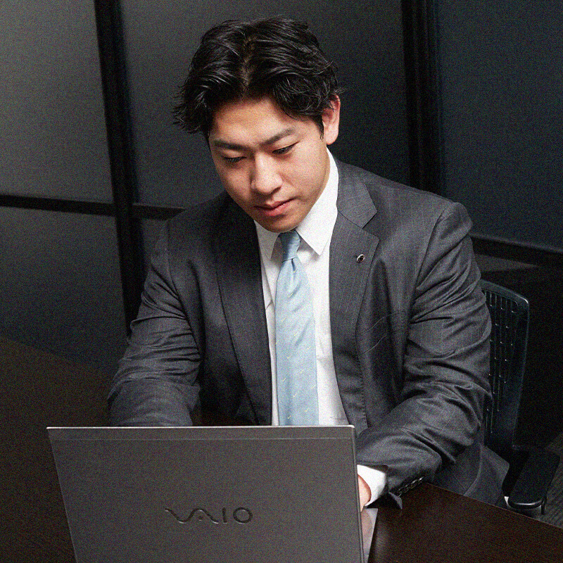 メールチェックの様子